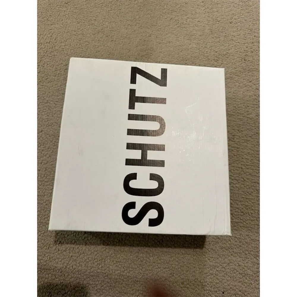 NWT Schutz Women's Black Nubuck Ankle Booties Size 8B Pointed Toe Zip - Picture 4 of 4